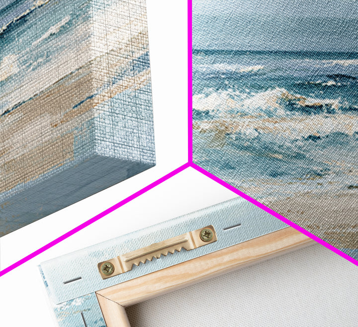 Coastal Aerial Shoreline Framed Canvas Print, Living Room Art, Pet Portraits, Living Room Decor, Living, Neutral Decor, LIR-3x2-15