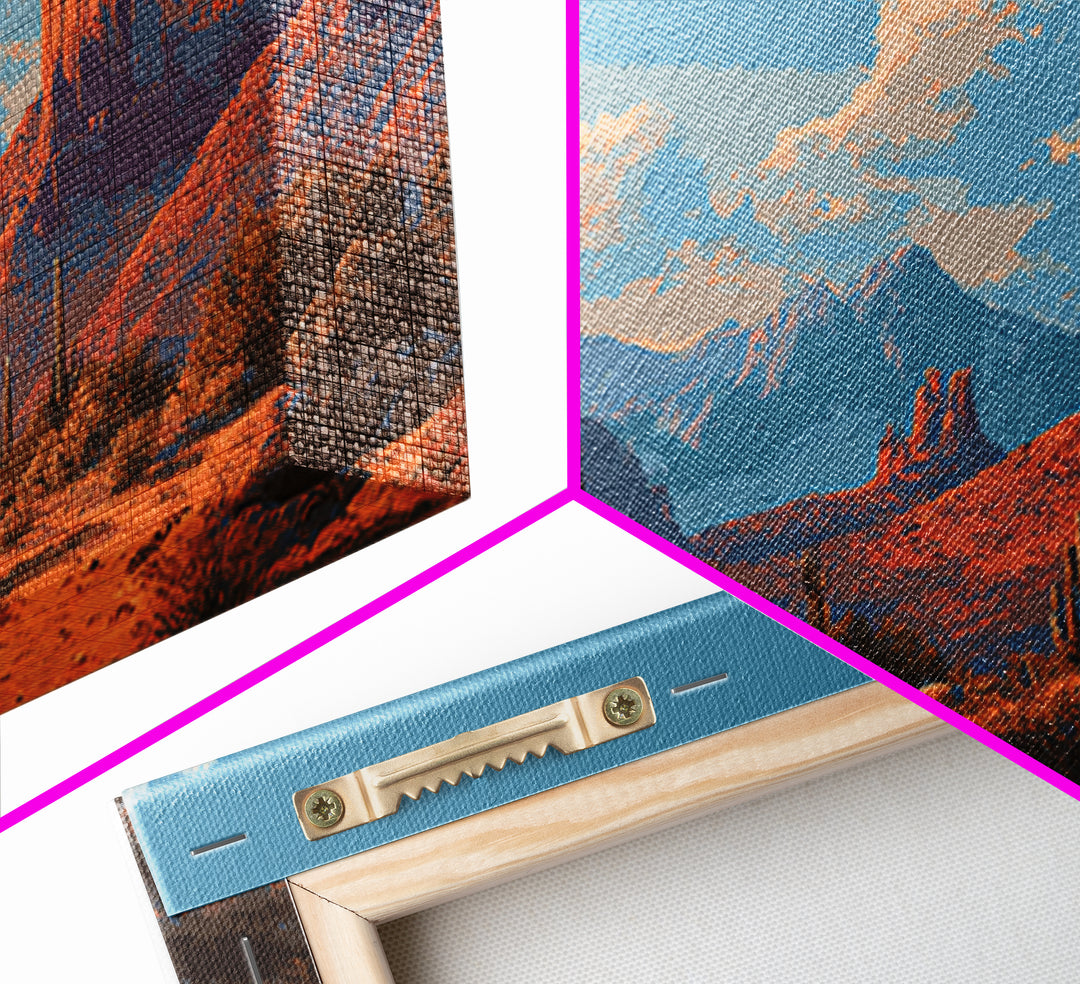 Earthy Desert Landscape Framed Canvas Print, Living Room Art, Bedroom Wall Art, Living Room Decor, Living, Minimalist Decor, LIR-3x2-40
