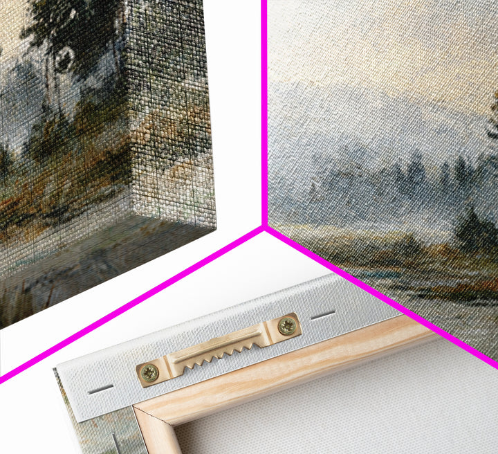 Quiet Meadow Landscape Canvas Print, Living Room Art, Digital Prints, Living Room Decor, Fine Art, Living, Apartment Decor, LIR-3x2-75