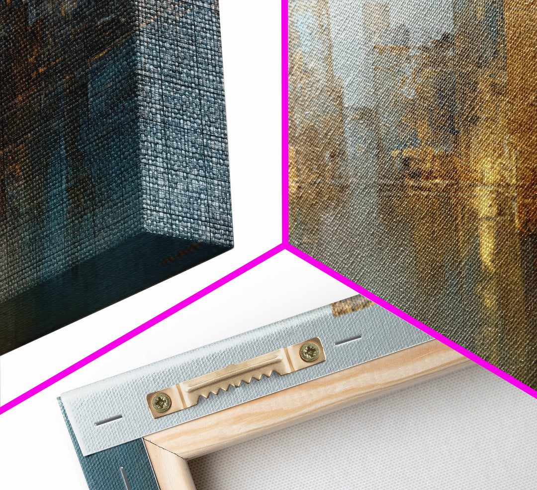 Quiet City Skyline Canvas Print, Law Office Art, Office Wall Art, Office Decor, Abstract Art, Counsel, Butterfly Art, LOA-1x1-36