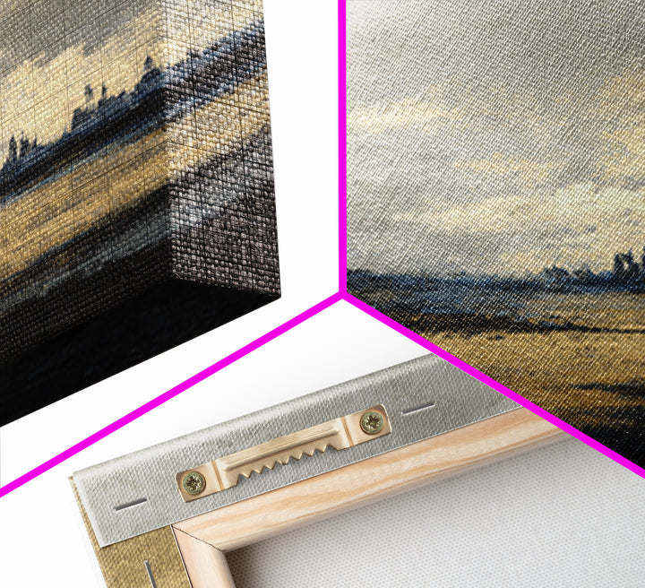 Quiet City Skyline Framed Canvas Print, Law Office Art, Minimalist Decor, Office Decor, Fine Art, Counsel, Poster Print, LOA-2x3-68