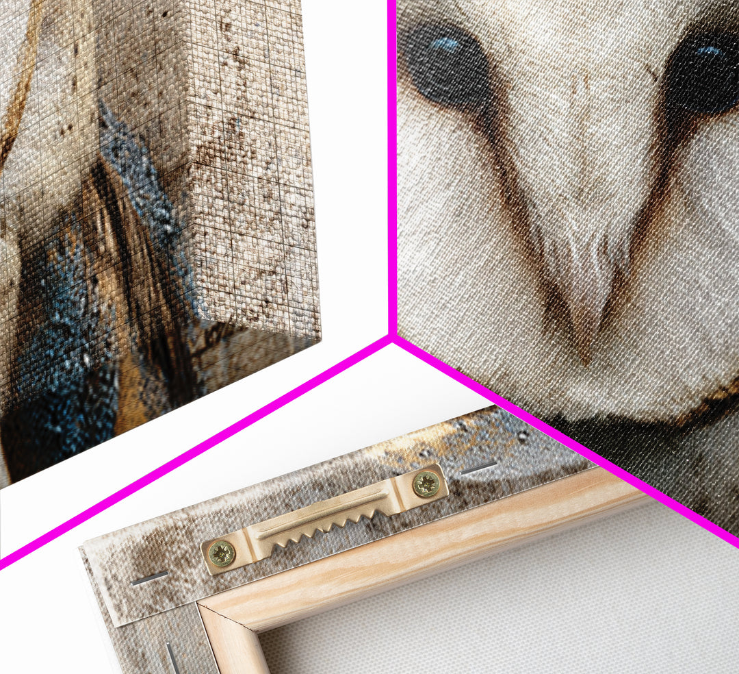 Owl Portrait Representing Wisdom Canvas Print, Law Office Art, Canvas Print, Office Decor, Fine Art, Counsel, Butterfly Art, LOA-3x2-21