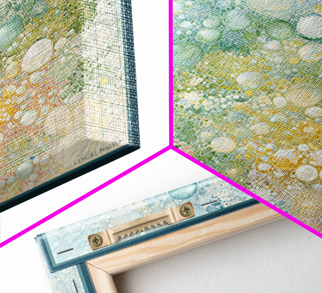 Abstract Suds and Bubbles Framed Canvas Print, Laundry Room Art, Downloadable Art, Living Room Decor, Fine Art, Clean, LRA-1x1-70