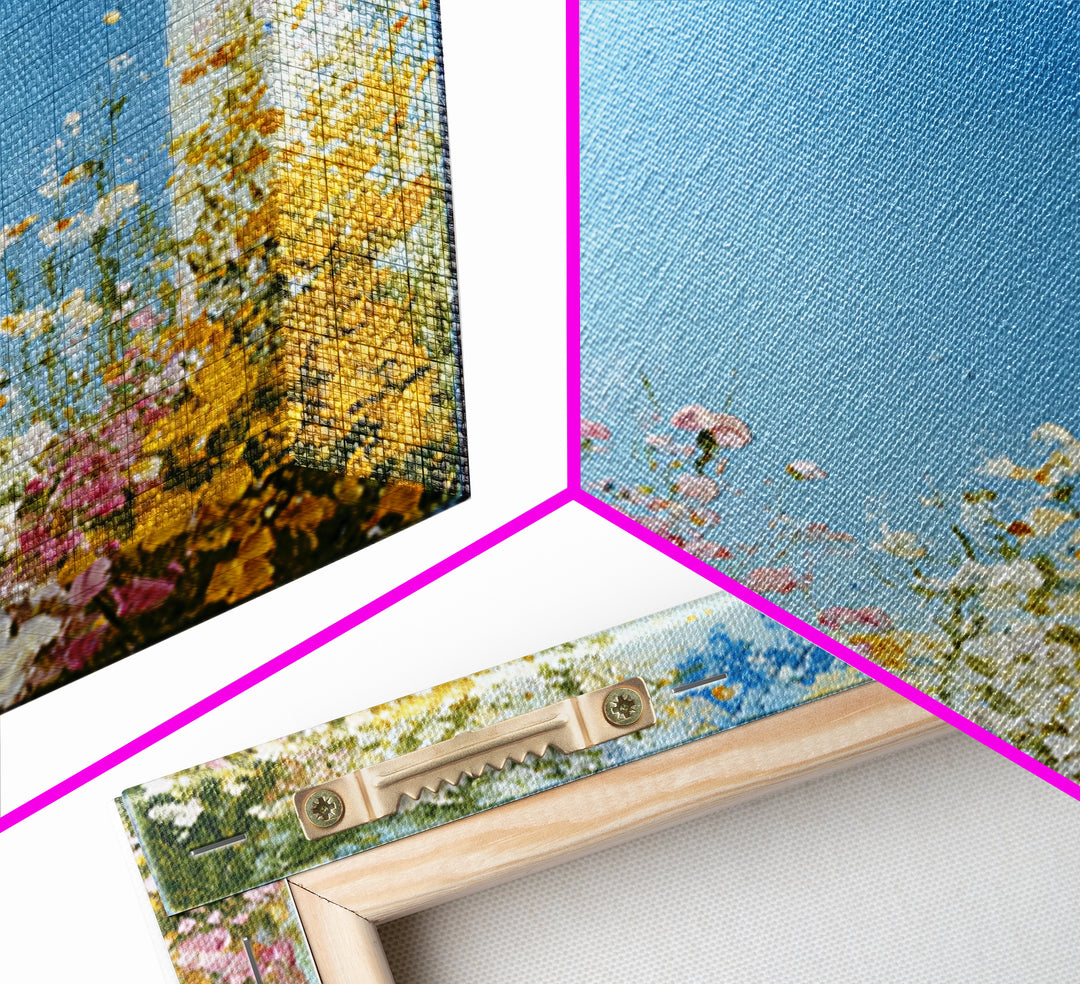 Fresh Air Meadow Landscape for Clean Mood Canvas Print, Laundry Room Art, Neutral Decor, Living Room Decor, Fine Art, Clean, LRA-1x1-95