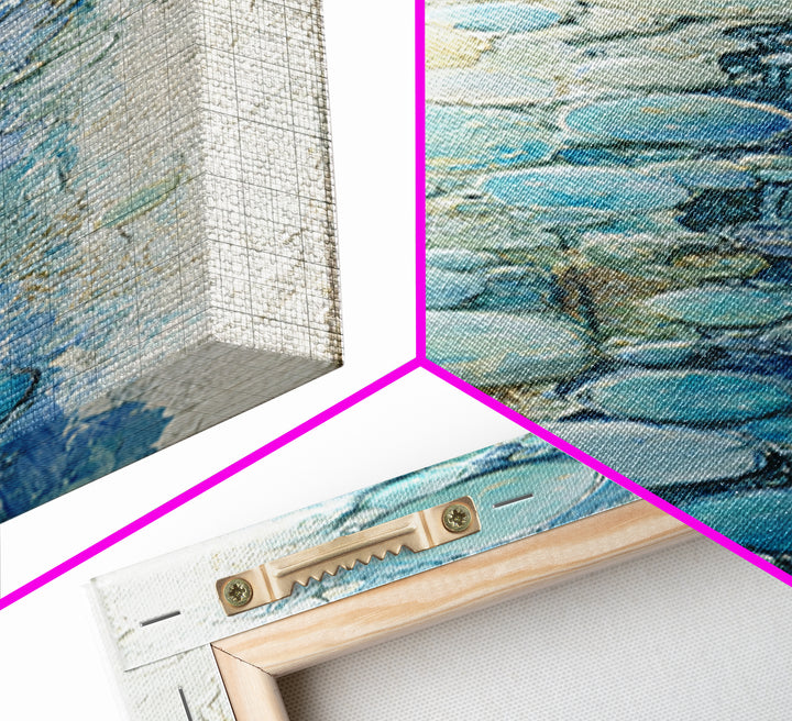 Abstract Suds and Bubbles Framed Canvas Print, Laundry Room Art, Gallery Wall Prints, Living Room Decor, Abstract Art, Clean, LRA-1x3-34