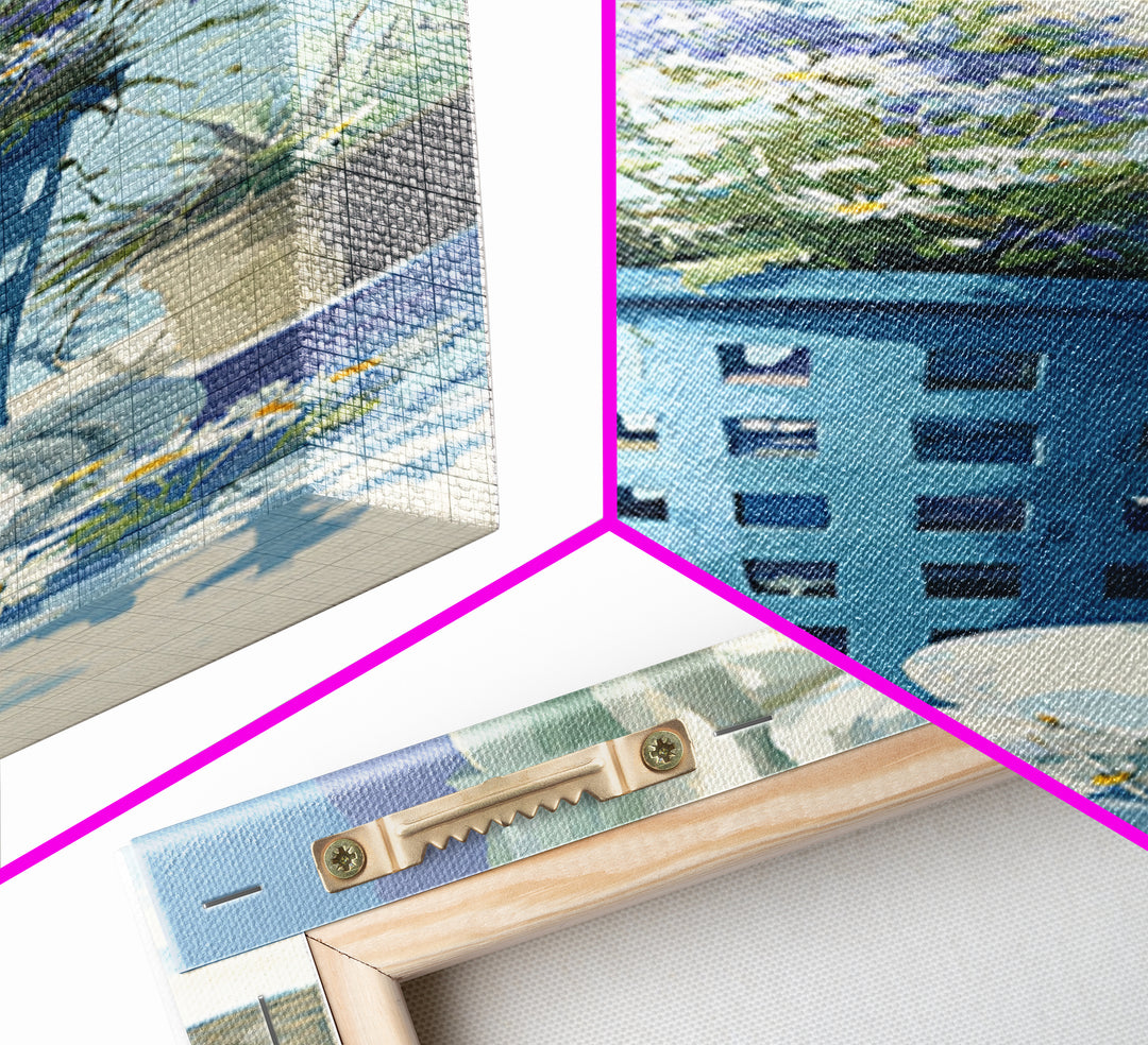 Blue Laundry Basket Canvas Print, Laundry Room Art, Laundry Room Decor, Living Room Decor, Fine Art, Clean, Gallery Decor, LRA-1x3-41