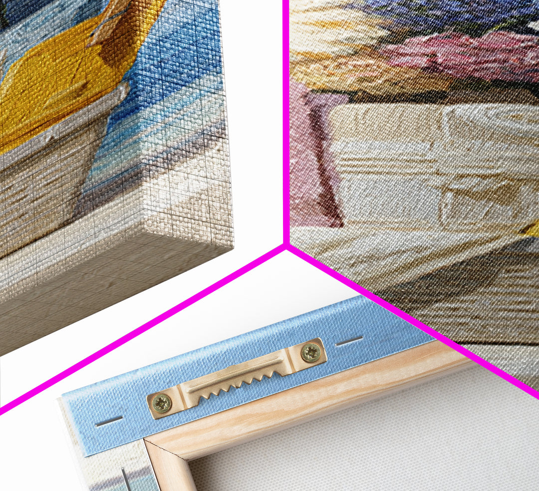Basket of Folded Towels Framed Canvas Print, Laundry Room Art, Digital Art Print, Living Room Decor, Fine Art, Clean, LRA-1x3-74