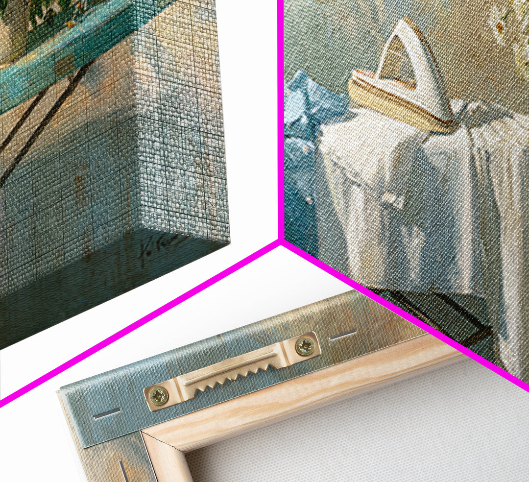 Ironing Board Still Life Canvas Print, Laundry Room Art, Textured Painting, Living Room Decor, Fine Art, Clean, New Home Gift, LRA-2x1-44