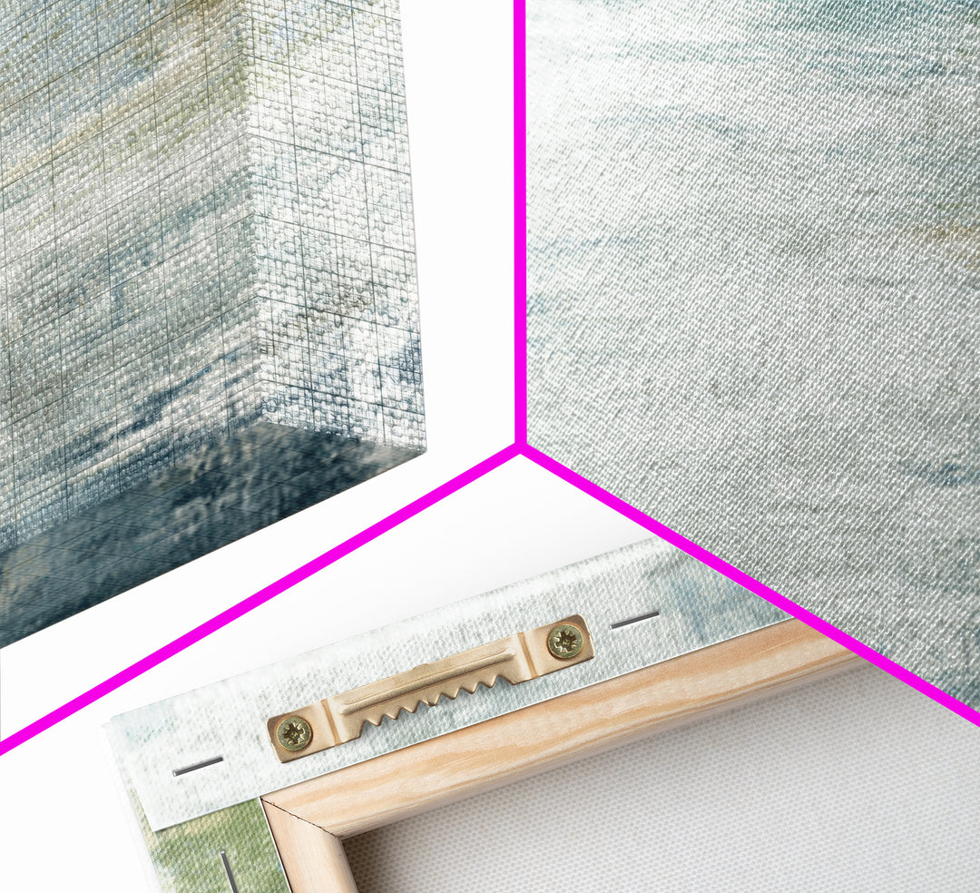 Linen Texture Abstract Framed Canvas Print, Laundry Room Art, Digital Wall Art, Living Room Decor, Abstract Art, Clean, LRA-2x3-20