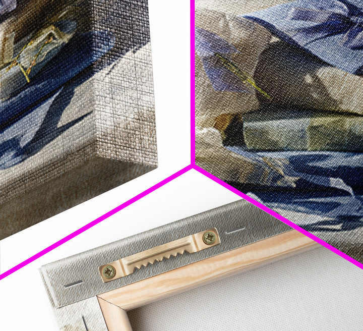 Lavender Sachet and Ribbon Still Life Framed Canvas Print, Laundry Room Art, Home Decor, Living Room Decor, Fine Art, Clean, LRA-2x3-25