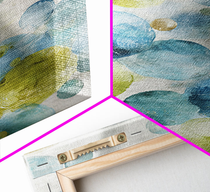 Abstract Suds and Bubbles Canvas Print, Laundry Room Art, Minimalist Decor, Living Room Decor, Abstract Art, Clean, LRA-2x3-54