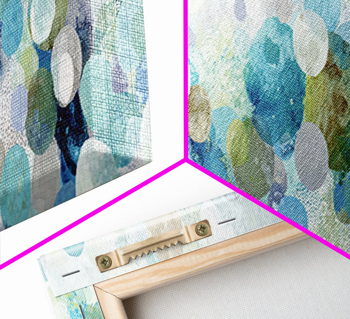 Abstract Suds and Bubbles Canvas Print, Laundry Room Art, Gallery Decor, Living Room Decor, Fine Art, Clean, Contemporary Art, LRA-3x1-62