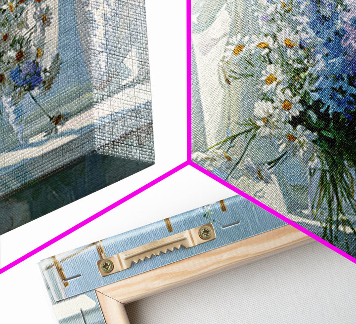 Clothespin Bouquet in Folk Art Style Canvas Print, Laundry Room Art, Modern Decor, Living Room Decor, Fine Art, Clean, LRA-3x2-72