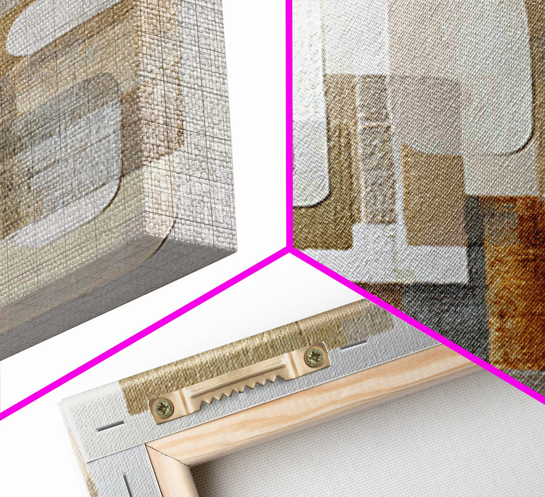 Soft Abstract Linen Texture Canvas Print, Master Bedroom, Statement Artwork, Bedroom Decor, Abstract Art, Sanctuary, MAS-1x1-75