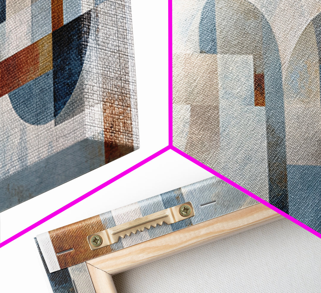 Large Cream Abstract Framed Canvas Print, Master Bedroom, Bedroom Decor, Abstract Art, Sanctuary, Farmhouse Wall Art, MAS-2x1-13