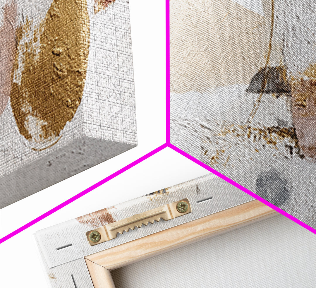 Soft Abstract Linen Texture Canvas Print, Master Bedroom, Farmhouse Wall Decor, Bedroom Decor, Abstract Art, Sanctuary, MAS-2x1-47