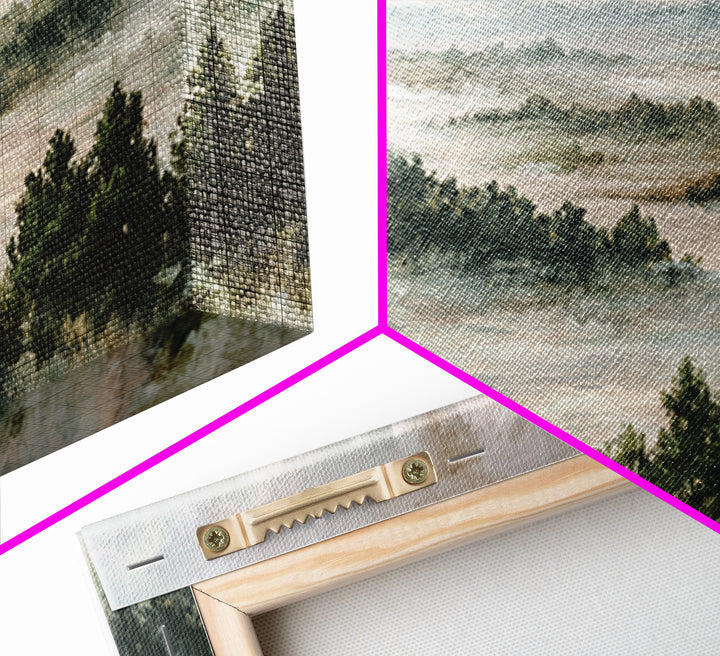 Blush and Taupe Cloudscape Framed Canvas Print, Master Bedroom, Art Print, Bedroom Decor, Fine Art, Sanctuary, Above Bed Decor, MAS-2x1-50