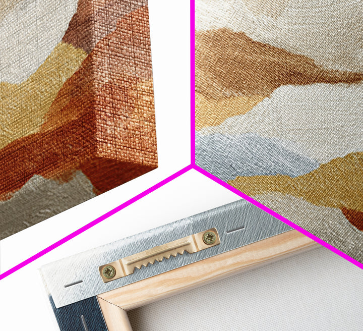 Soft Abstract Linen Texture Framed Canvas Print, Master Bedroom, Neutral Decor, Bedroom Decor, Fine Art, Sanctuary, Home Decor, MAS-2x1-95