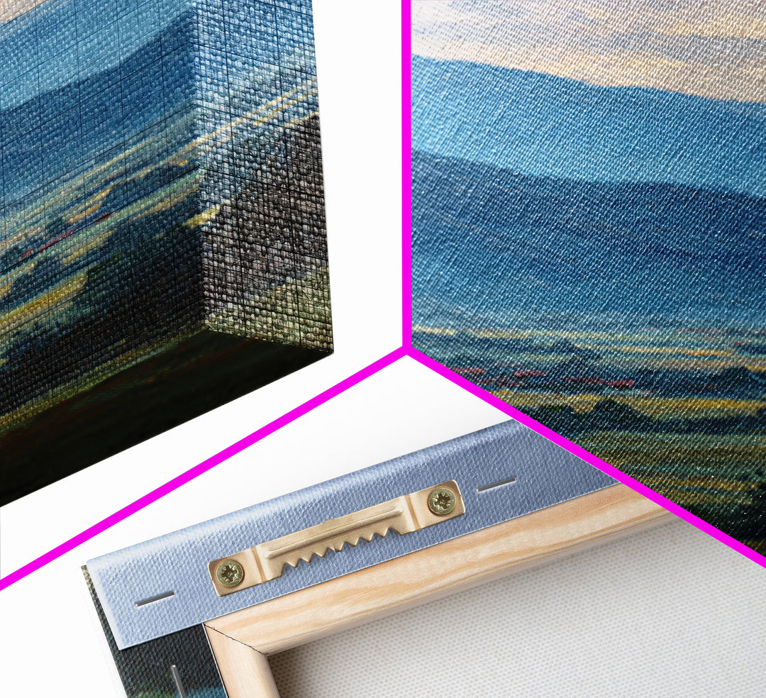 Soft Mountain Ridge Framed Canvas Print, Master Bedroom, Wedding Decor, Bedroom Decor, Fine Art, Sanctuary, Rustic Home Decor, MAS-2x3-21