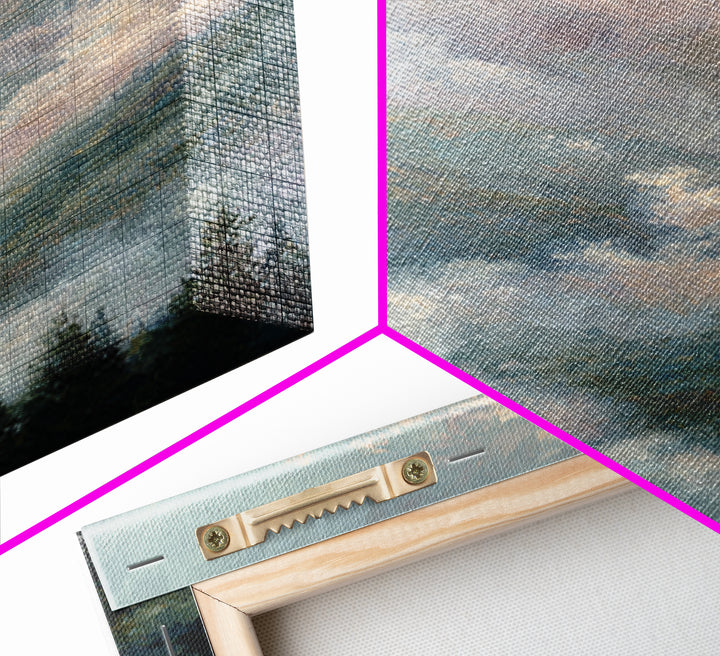 Blush and Taupe Cloudscape Framed Canvas Print, Master Bedroom, Large Wall Art, Bedroom Decor, Sanctuary, Bedroom Prints, MAS-2x3-38