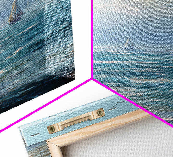 Hotel Coastal Landscape Framed Canvas Print, Master Bedroom, Farmhouse Wall Decor, Bedroom Decor, Fine Art, Sanctuary, MAS-2x3-53
