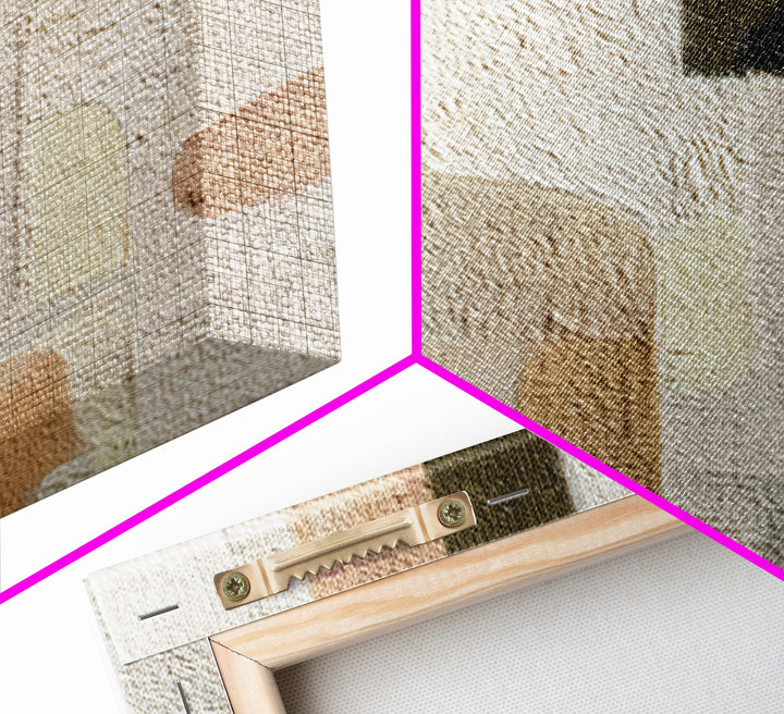 Soft Abstract Linen Texture Framed Canvas Print, Master Bedroom, Farmhouse Wall Decor, Bedroom Decor, Abstract Art, Sanctuary, MAS-2x3-59