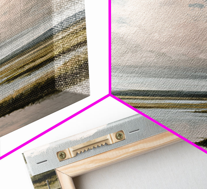 Blush and Taupe Cloudscape Canvas Print, Master Bedroom, Canvas Print, Bedroom Decor, Abstract Art, Sanctuary, MAS-2x3-86