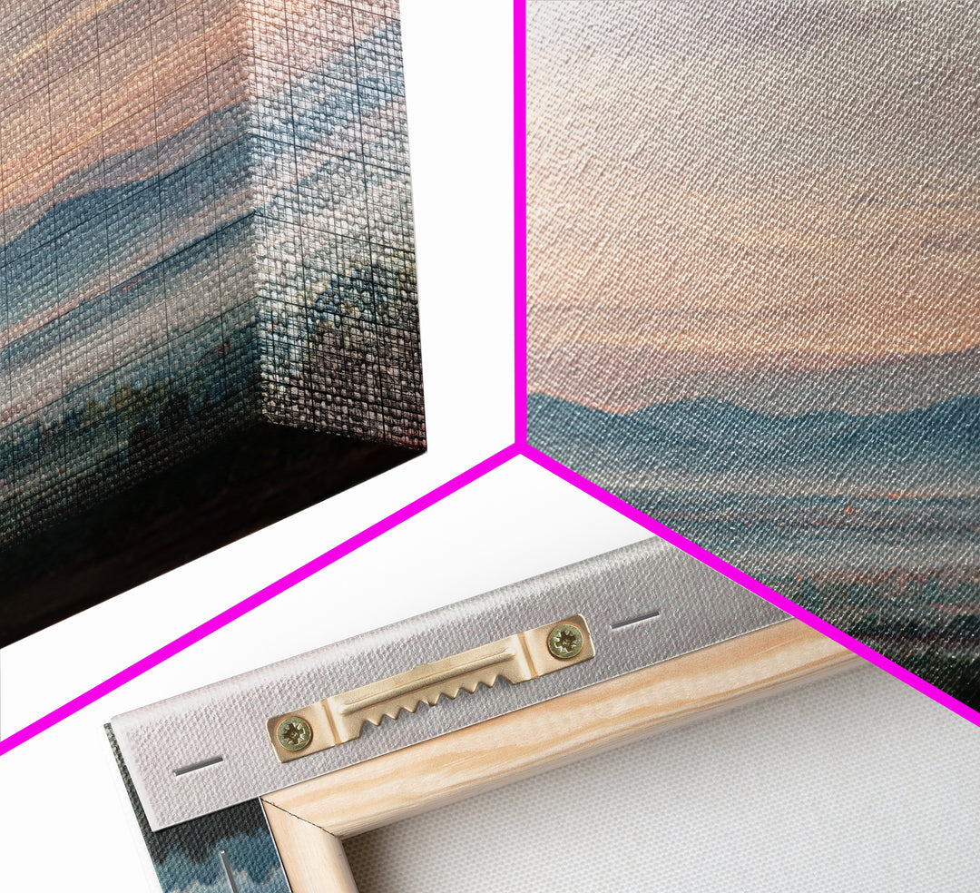 Blush and Taupe Cloudscape Framed Canvas Print, Master Bedroom, Farmhouse Wall Art, Bedroom Decor, Fine Art, Sanctuary, MAS-3x2-10