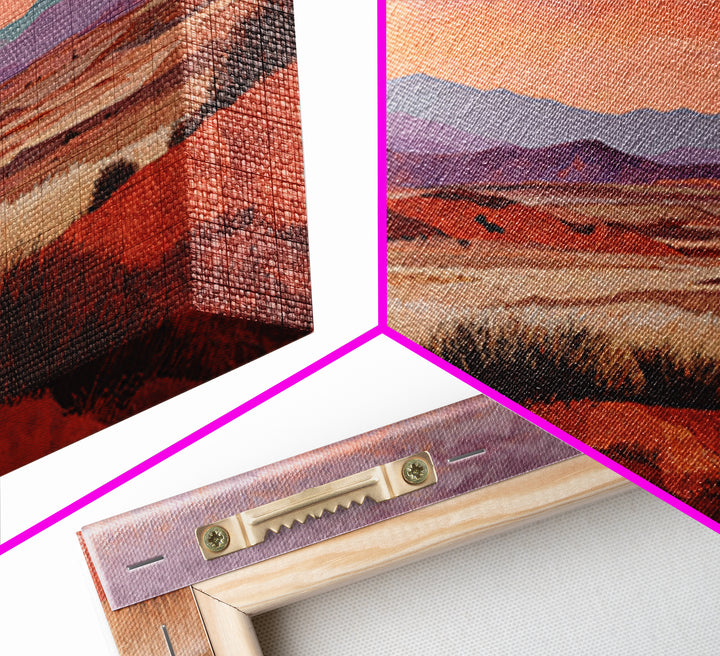 Quiet Desert Dusk Canvas Print, Master Bedroom, Bedroom Prints, Bedroom Decor, Sanctuary, Gallery Decor, Neutral Decor, MAS-3x2-38