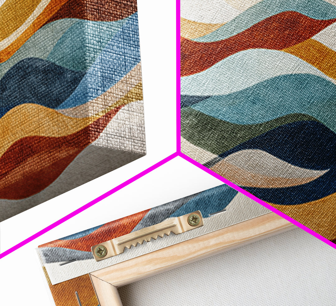 Abstract Wave Forms Canvas Print, Master Bedroom, Gallery Decor, Bedroom Decor, Fine Art, Sanctuary, Wall Art, Home Decor, MAS-3x2-48
