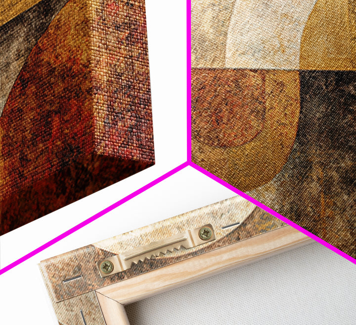 Gold Accented Abstract Arches Framed Canvas Print, Master Bedroom, Textured Painting, Bedroom Decor, Abstract Art, Sanctuary, MAS-3x2-60