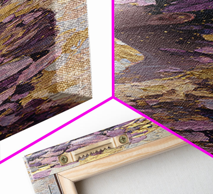 Patterned Moon Goddess Framed Canvas Print, Maximalist Art, Digital Art, Living Room Decor, Fine Art, Maximal, Pink Wall Art, MAX-1x3-36