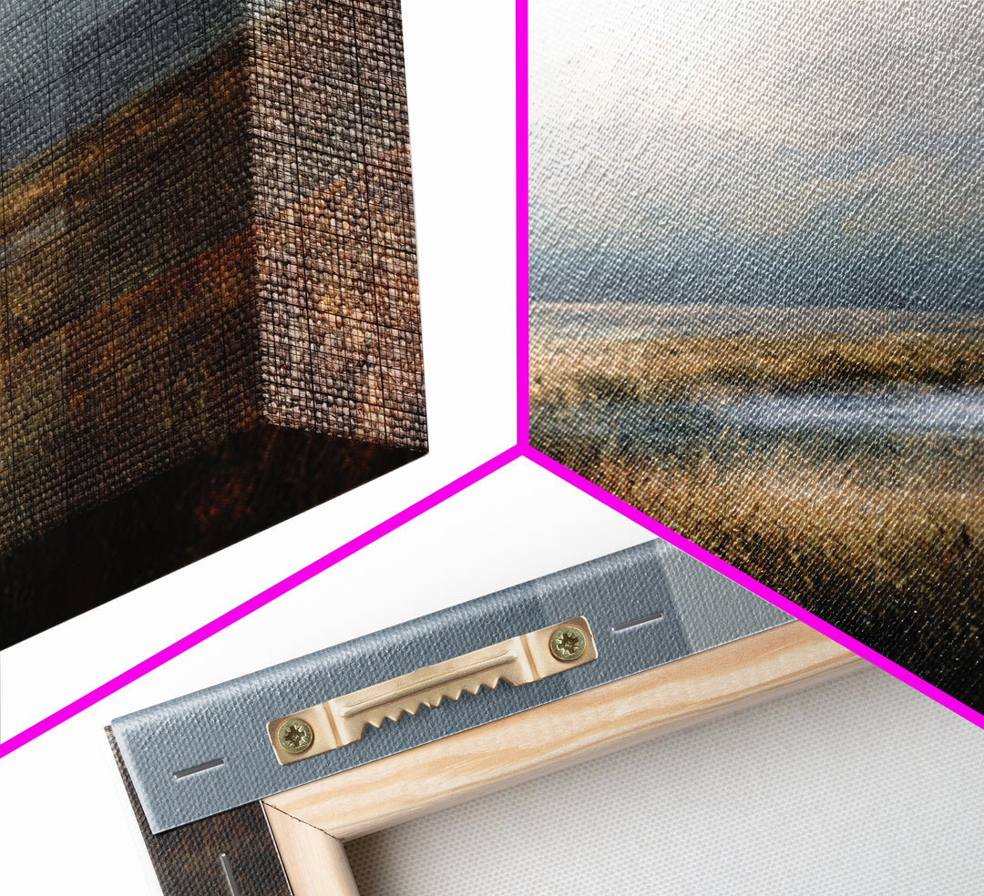 Eclectic Checkerboard Landscape Canvas Print, Maximalist Art, Moody Wall Art, Living Room Decor, Fine Art, Maximal, MAX-3x2-33