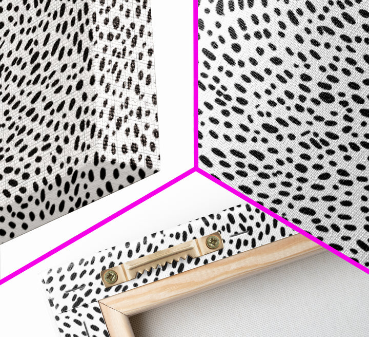 Black White Dash Pattern Wall Art, Minimalist Abstract Art Print, Modern Wall Decor, Scandinavian Modern Home Decor, Office Decor