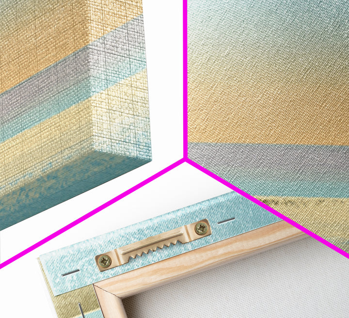 Soft Chakra Color Gradient Without Symbols Overload Canvas Print, Meditation Art, Art Deco, Living Room Decor, Stillness, MED-2x1-78
