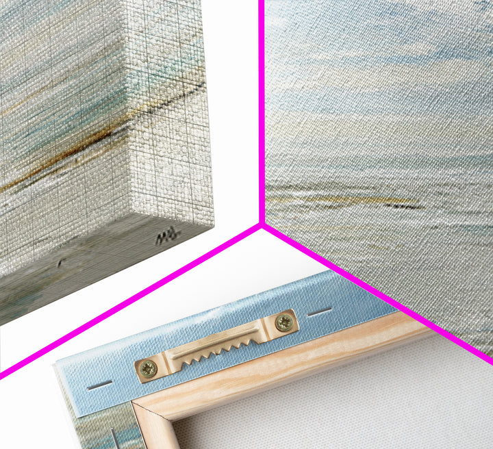 Peaceful Ocean Horizon Framed Canvas Print, Medical Office Art, Printable Art, Office Decor, Fine Art, Calm, Medical Wall Art, MOA-1x1-28
