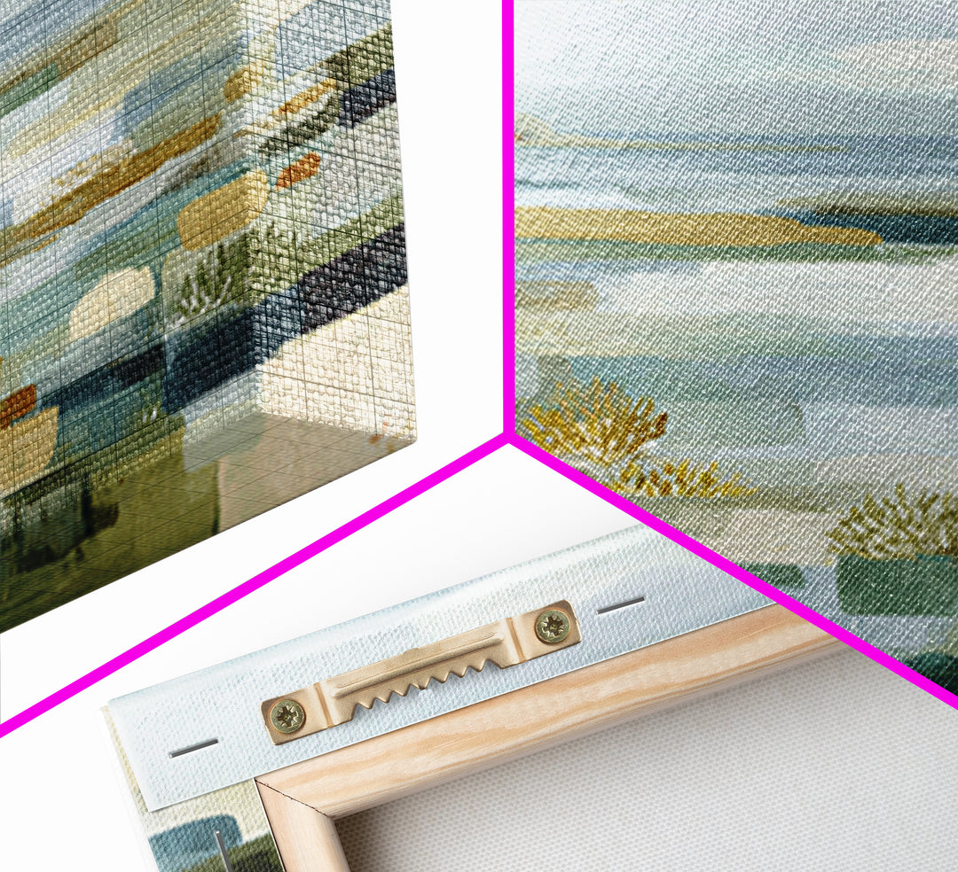Clean Geometric Composition Framed Canvas Print, Medical Office Art, Biology Art, Office Decor, Abstract Art, Calm, Art Print, MOA-1x1-34