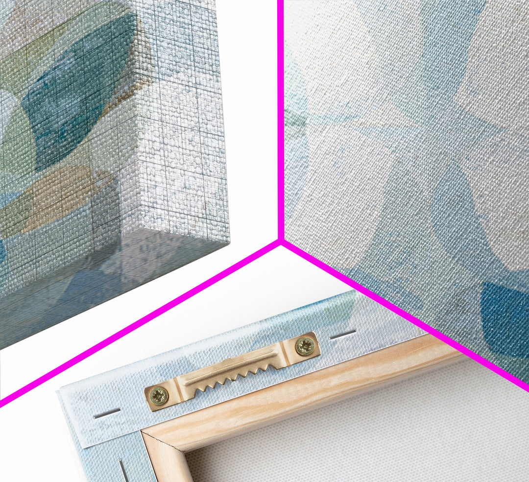 Calming Blue Abstract Canvas Print, Medical Office Art, Modern Decor, Office Decor, Abstract Art, Calm, Home Decor, Wall Decor, MOA-1x1-49
