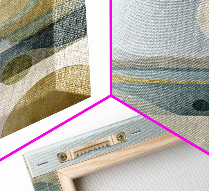Clean Geometric Composition Canvas Print, Medical Office Art, Neutral Decor, Office Decor, Fine Art, Calm, Wall Art, Home Decor, MOA-1x1-82