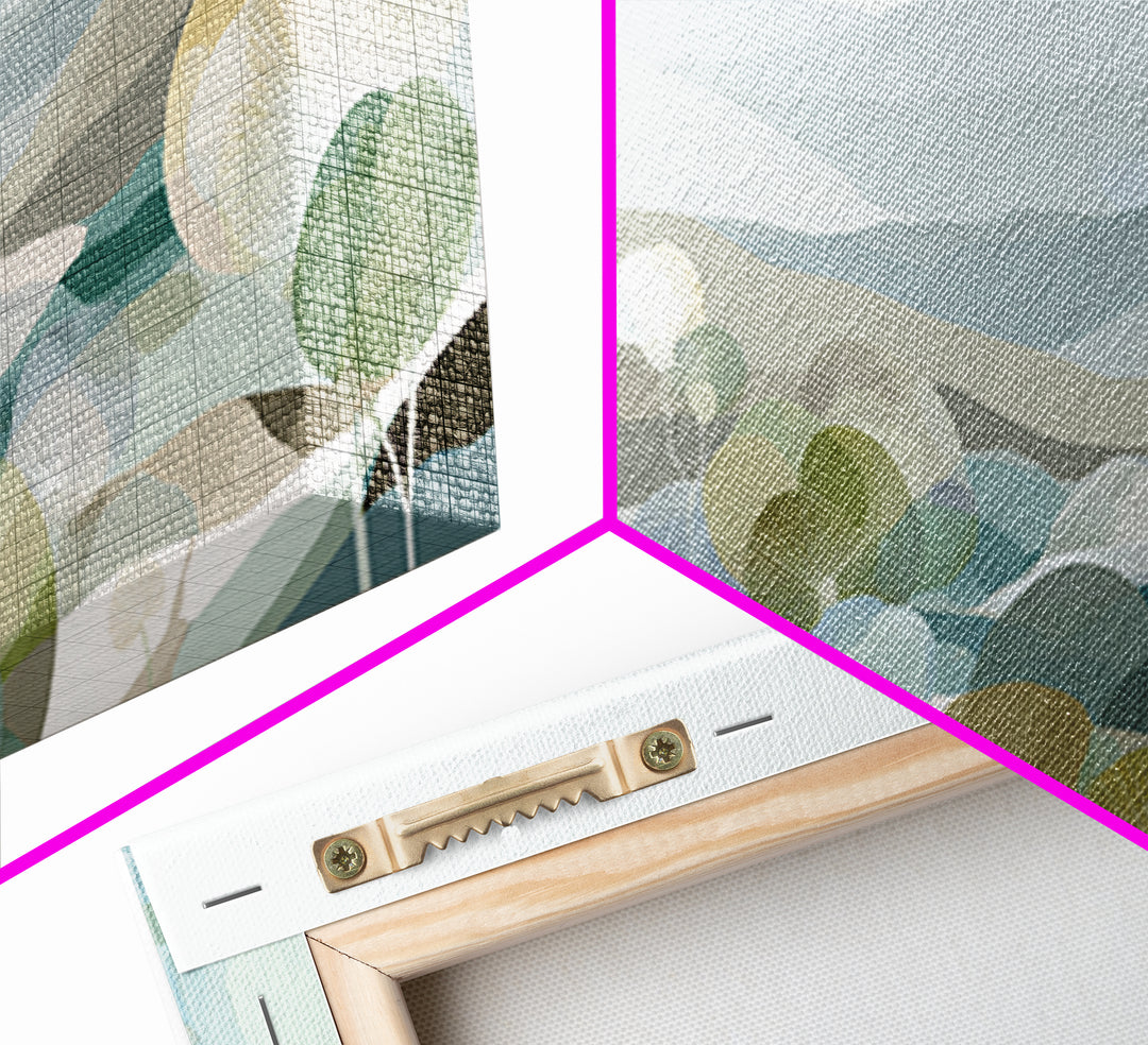 Clean Geometric Composition Framed Canvas Print, Medical Office Art, Luxury Decor, Office Decor, Calm, Digital Wall Art, MOA-2x1-30