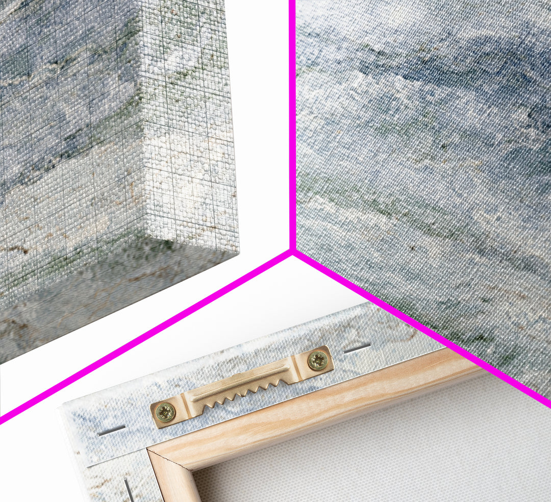 Subtle Marble Texture Canvas Print, Medical Office Art, Printable Wall Art, Office Decor, Oil Painting, Calm, Anatomy Wall Art, MOA-2x1-39