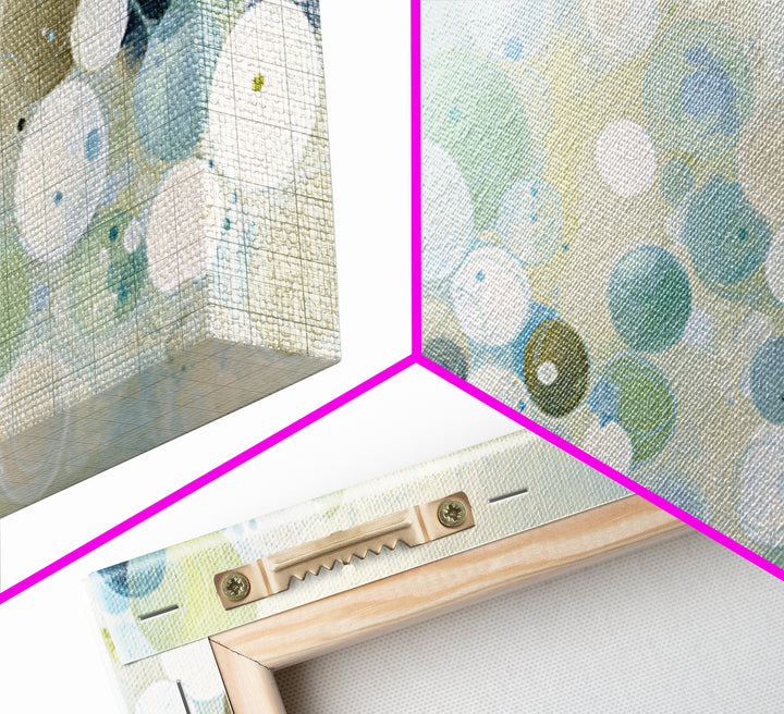 Abstract Cells and Circles as Soothing Pattern Canvas Print, Medical Office Art, Printable Art, Office Decor, Abstract Art, MOA-2x1-49