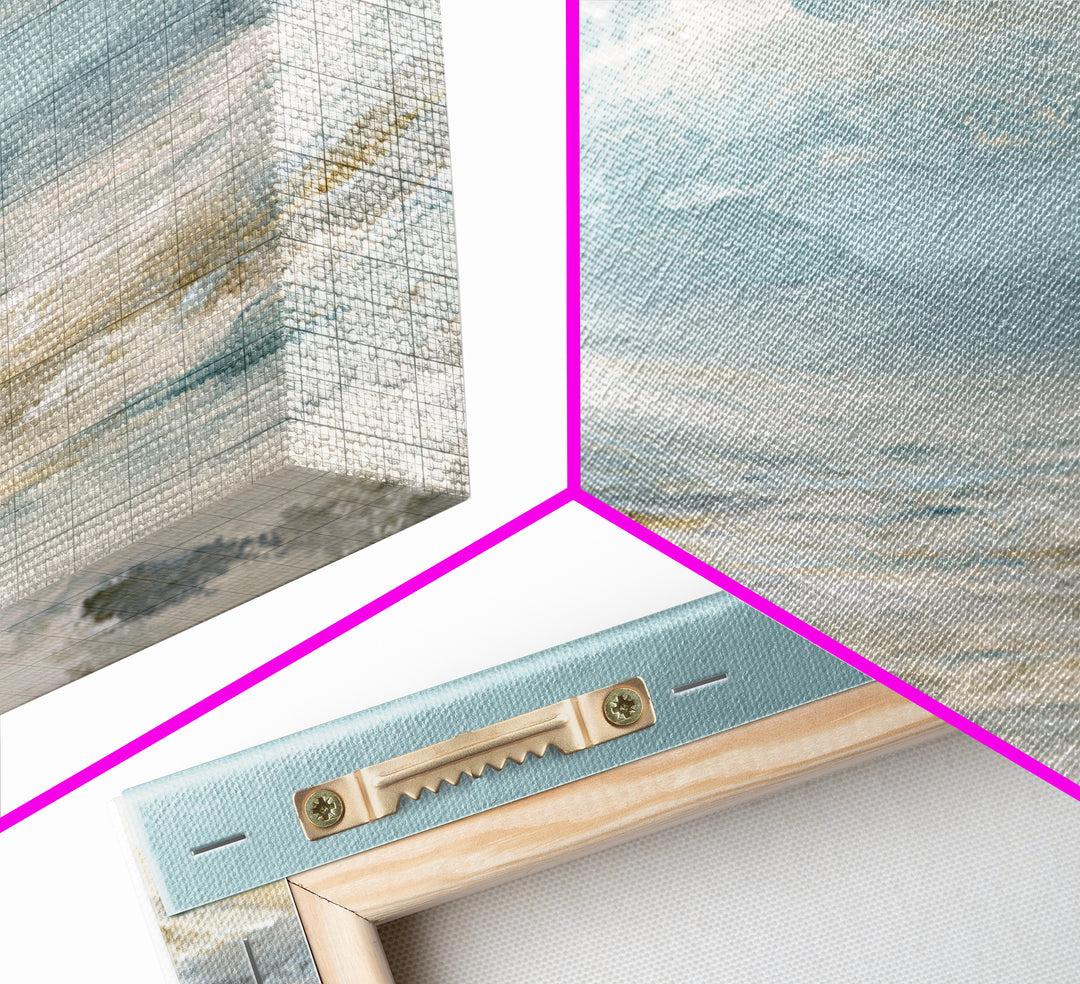 Sky and Cloud Scene Canvas Print, Medical Office Art, Medical Student Gift, Office Decor, Oil Painting, Calm, Anatomy Poster, MOA-2x1-53