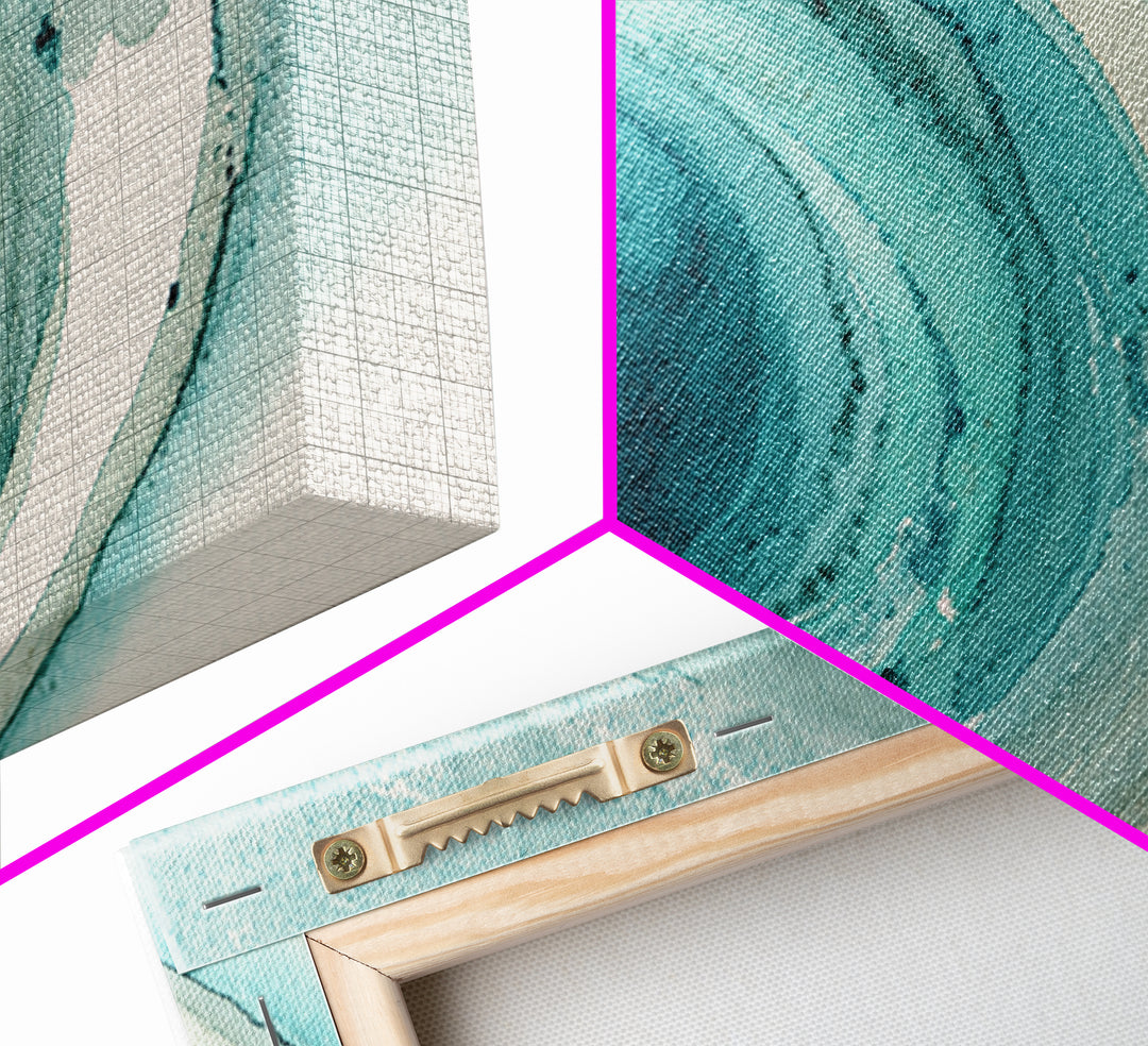 Abstract Healing Spiral Framed Canvas Print, Medical Office Art, Anatomy Poster, Office Decor, Abstract Art, Calm, Modern Decor, MOA-2x1-59
