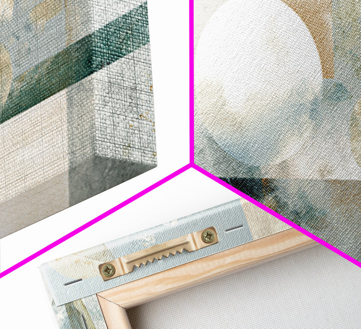 Clean Geometric Composition Framed Canvas Print, Medical Office Art, Luxury Decor, Office Decor, Calm, Digital Wall Art, MOA-2x1-6