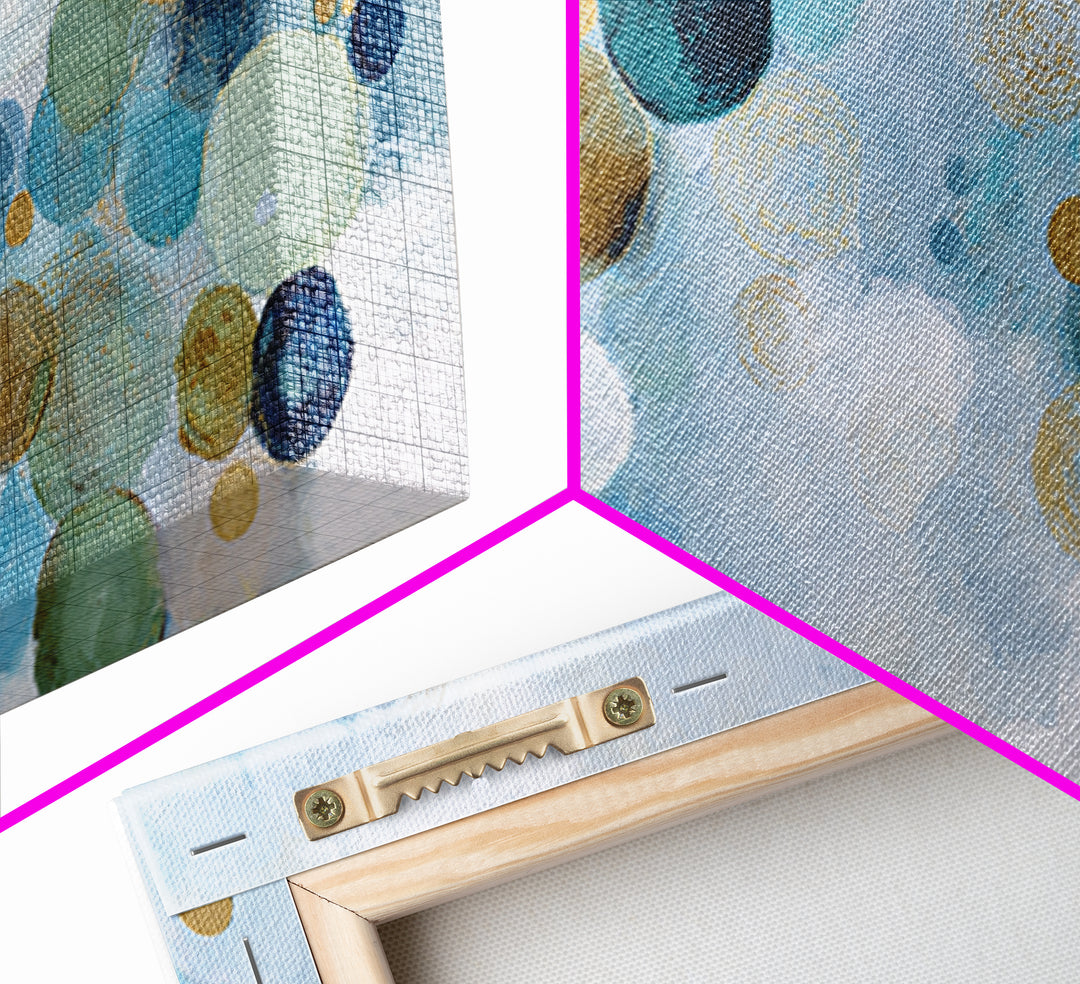 Abstract Cells and Circles as Soothing Pattern Canvas Print, Medical Office Art, Printable Art, Office Decor, Abstract Art, MOA-2x1-73