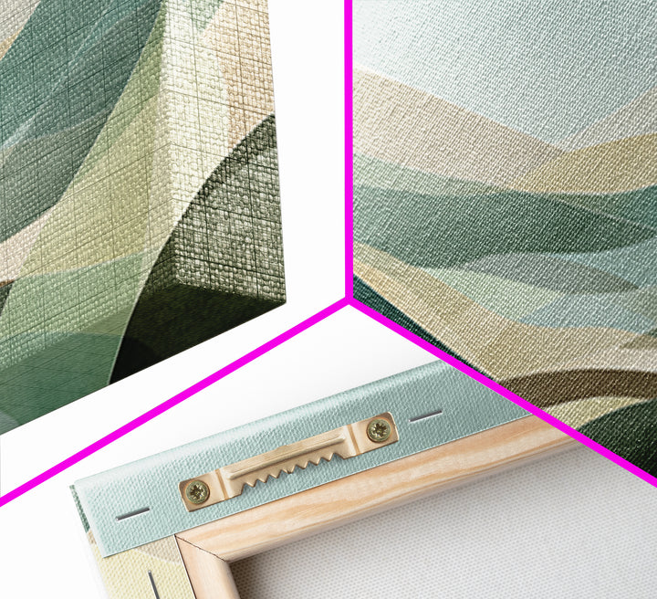 Clean Geometric Composition Canvas Print, Medical Office Art, Contemporary Art, Office Decor, Abstract Art, Calm, Animal Art, MOA-2x1-78