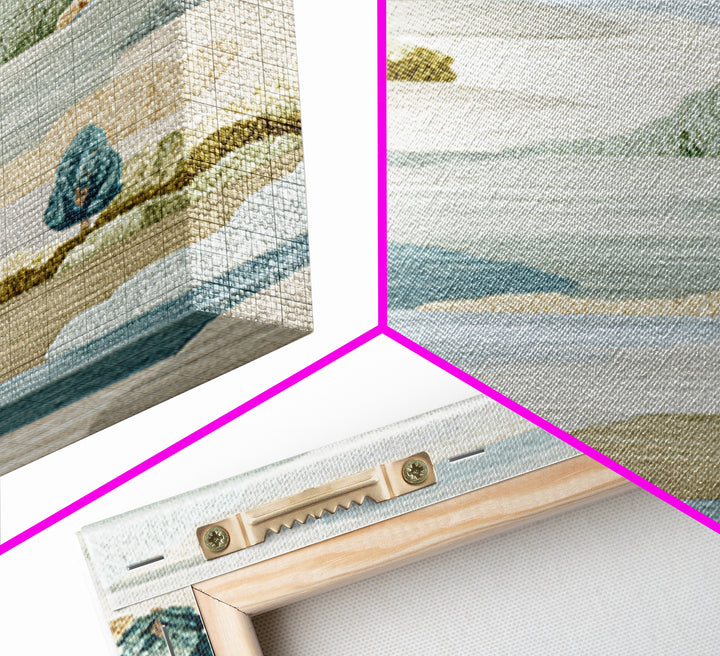 Clean Geometric Composition Canvas Print, Medical Office Art, Home Decor, Office Decor, Calm, Medical Art, Medical Decor, MOA-2x3-66