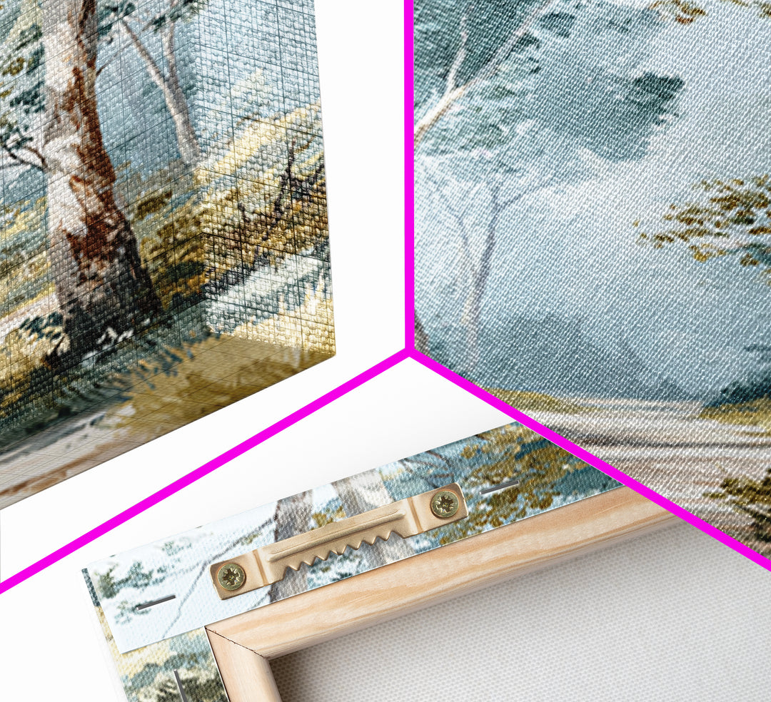 Gentle Forest Path Framed Canvas Print, Medical Office Art, Animal Art, Office Decor, Fine Art, Calm, Heart Anatomy Print, MOA-2x3-73