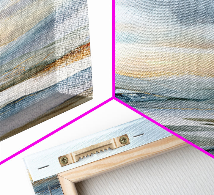 Soft Mountain Landscape Canvas Print, Medical Office Art, Office Decor, Watercolor Art, Calm, Brain Poster, Healthcare Wall Art, MOA-2x3-82